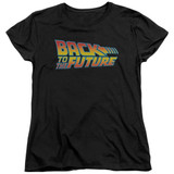 Back To The Future Logo Women's T-Shirt Black