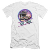 Back To The Future Ride Hbo Adult 30/1 T-Shirt White