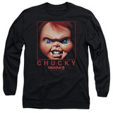 Child's Play 3 Chucky Squared Adult Long Sleeve T-Shirt Black