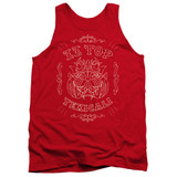 ZZ Top Texicali Demon Adult Tank Top Red