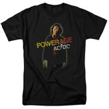 AC/DC Powerage Adult 18/1 T-Shirt Black