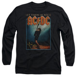 AC/DC Let There Be Rock Adult Long Sleeve T-Shirt Black