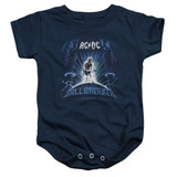 AC/DC Ballbreaker Baby Onesie T-Shirt Navy