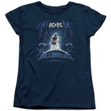 AC/DC Ballbreaker Women's T-Shirt Navy