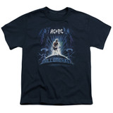 AC/DC Ballbreaker Youth 18/1 T-Shirt Navy