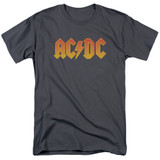 AC/DC Logo Adult 18/1 T-Shirt Charcoal