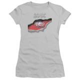 AC/DC Razors Edge Junior Women's Sheer T-Shirt Silver