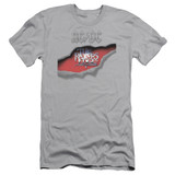 AC/DC Razors Edge Adult 30/1 T-Shirt Silver