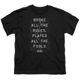 AC/DC Struck Youth 18/1 T-Shirt Black