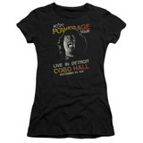 AC/DC Powerage Tour HBO Junior Women's Sheer T-Shirt Black