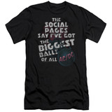 AC/DC Big Balls Adult 30/1 T-Shirt Black