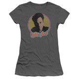 Billy Joel Billy Joel Junior Women's Sheer T-Shirt Charcoal