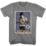 Rocky Rocky Trading Card Graphite Heather T-Shirt