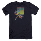 Yes Dragonfly Premium Canvas Adult Slim Fit 30/1 T-Shirt Navy