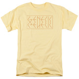 Genesis Mirror Logo Adult 18/1 T-Shirt Yellow