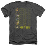 Genesis The Carpet Crawlers Adult Heather T-Shirt Charcoal
