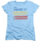 The Police 83 S/S Women's T-Shirt Light Blue