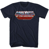 Masters Of The Universe Logo Navy Adult T-Shirt
