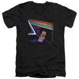 Pink Floyd Money Adult V-Neck T-Shirt Black