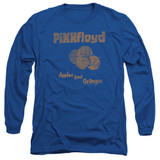 Pink Floyd Apples And Oranges Adult Long Sleeve T-Shirt Royal Blue