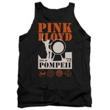 Pink Floyd Pompeii Adult Tank Top T-Shirt Black