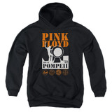 Pink Floyd Pompeii Youth Pullover Hoodie Sweatshirt Black