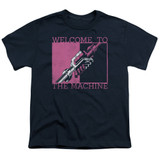 Pink Floyd Welcome To The Machine Youth T-Shirt Navy