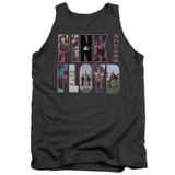 Pink Floyd Cover Adult Tank Top T-Shirt Charcoal