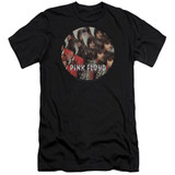 Pink Floyd Piper Premium Canvas Adult Slim Fit T-Shirt Black