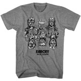 Far Cry The Twins Graphite Heather Adult T-Shirt