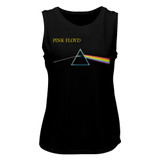 Pink Floyd DOTM Simple Black Women's Muscle Tank Top T-Shirt