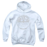 Sun Records Crusty Logo Youth Pullover Hoodie Sweatshirt White