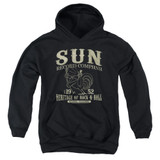 Sun Records Rockabilly Bird Youth Pullover Hoodie Sweatshirt Black