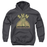 Sun Records Original Son Youth Pullover Hoodie Sweatshirt Charcoal