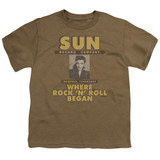 Sun Records Sun Ad S/S Youth 18/1 T-Shirt Safari Green