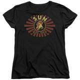Sun Records Sun Ray Rooster S/S Women's T-Shirt Black