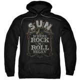 Sun Records Where Rock Began Adult Pullover Hoodie Sweatshirt Black