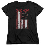 Skid Row Flagged S/S Women's T-Shirt Black