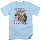 Wizard of Oz Oh My S/S Adult 18/1 T-Shirt Light Blue