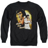 Elvis Presley Aloha Adult Crewneck Sweatshirt Black