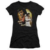 Elvis Presley Aloha Junior Women's Sheer T-Shirt Black