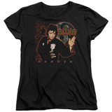 Elvis Presley Karate Women's T-Shirt Black