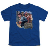 Elvis Presley Ranch Youth T-Shirt Royal Blue