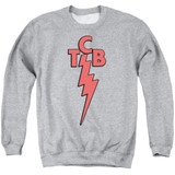 Elvis Presley TCB Adult Crewneck Sweatshirt Athletic Heather