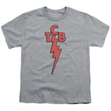 Elvis Presley TCB Youth T-Shirt Athletic Heather