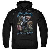 Elvis Presley Memphis Adult Pullover Hoodie Sweatshirt Black