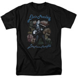 Elvis Presley Memphis Adult 18/1 T-Shirt Black