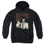 Elvis Presley Viva Star Youth Pullover Hoodie Sweatshirt Black