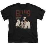 Elvis Presley Viva Star Youth T-Shirt Black