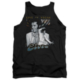 Elvis Presley Live In Vegas Adult Tank Top T-Shirt Black